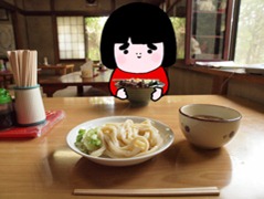 ゆきぴゅー好みの極太うどん